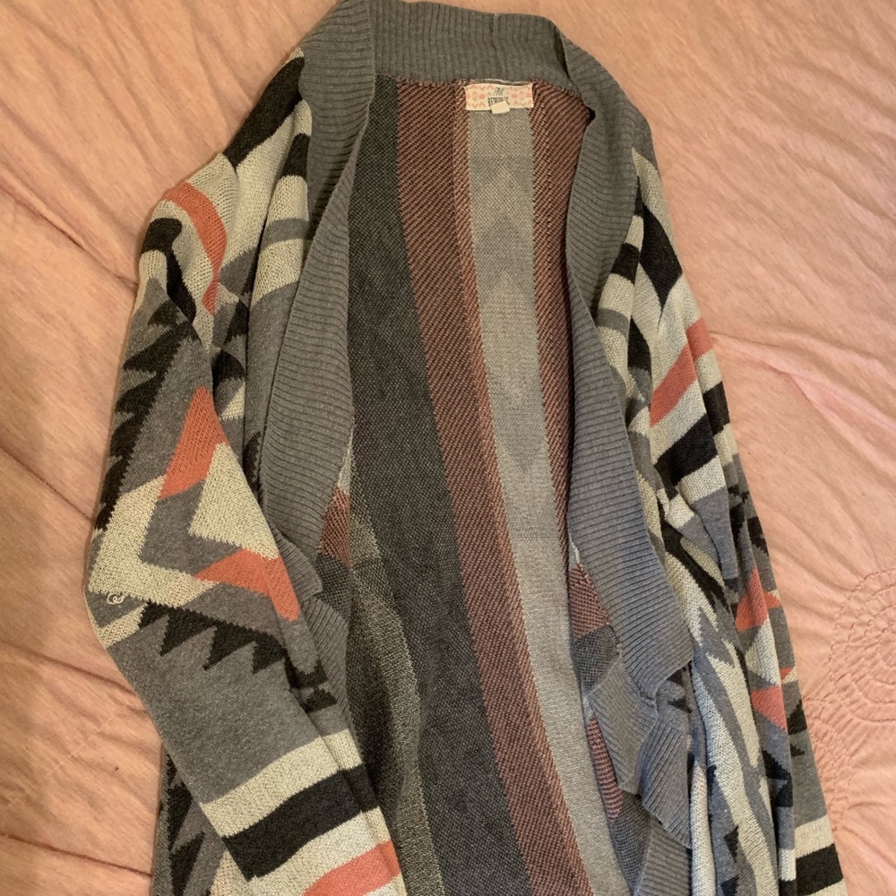 Aztec pattern cardigan